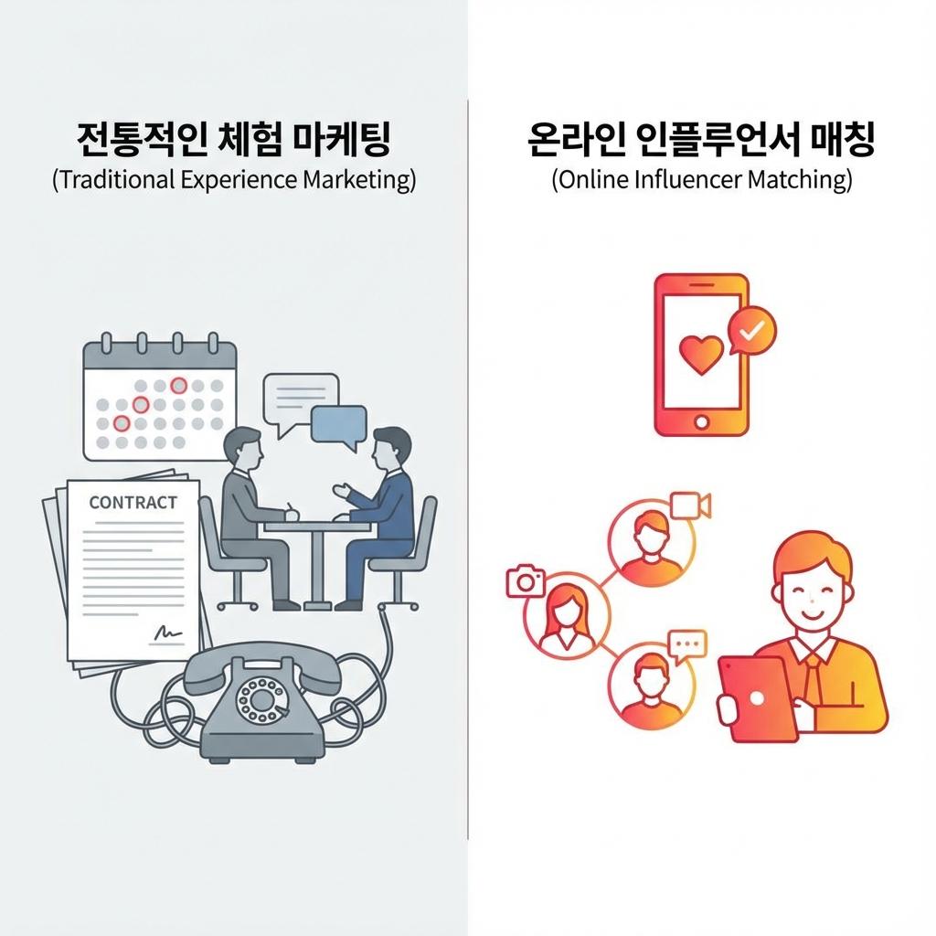복잡한 체험단 운영은 이제 그만! 온라인 매칭으로 더 효율적인 마케팅하기